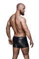 Men Sexy Shorts with PVC panel & hot detail