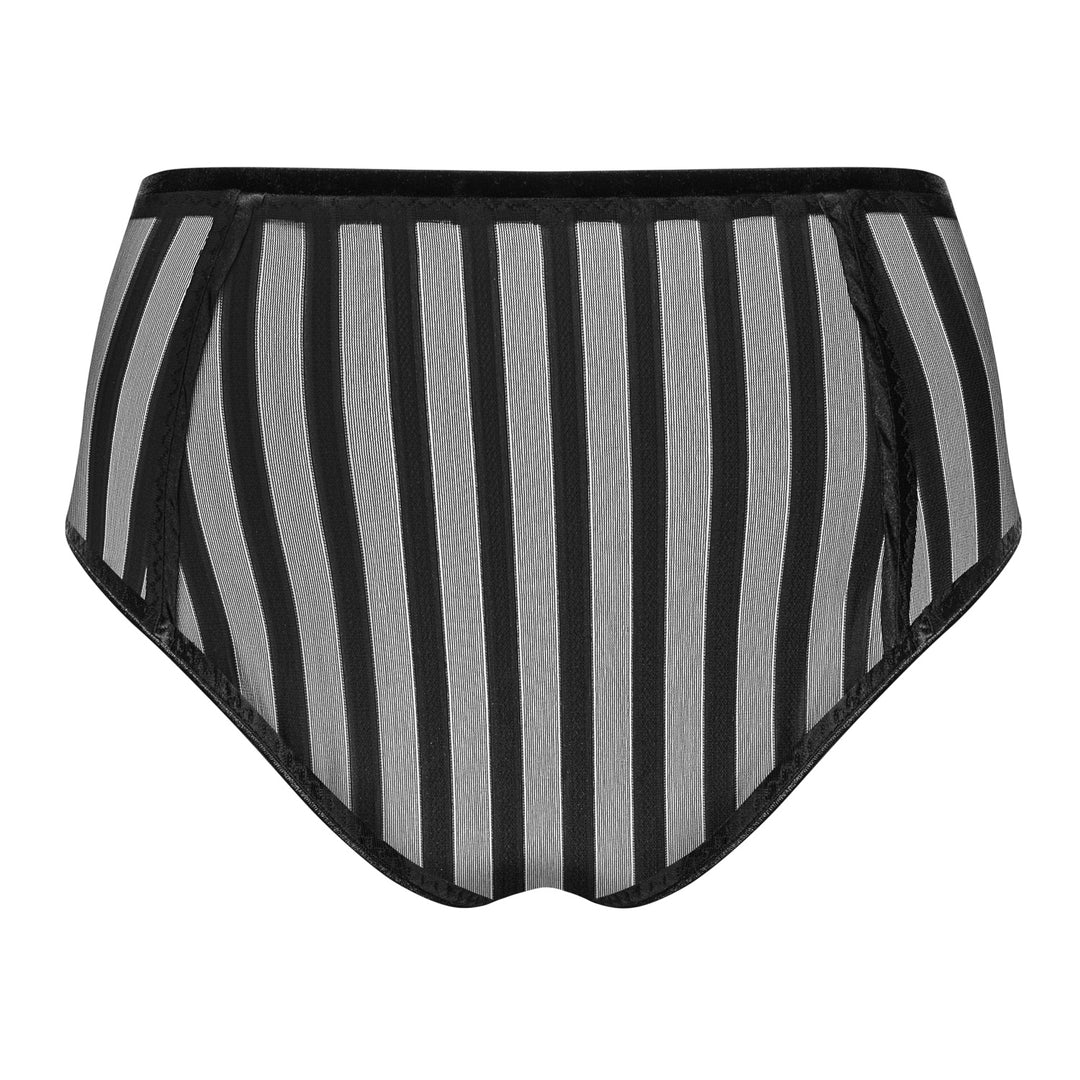 High neck underwired Bra and Full Brief